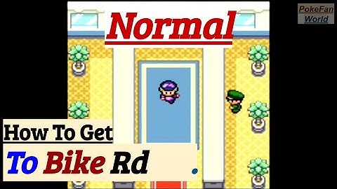 How To Get To Bike Rd | Pokemon Normal - Elemental Division | GBA Rom Hack