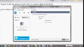 How  to Connect Skype to Facebook