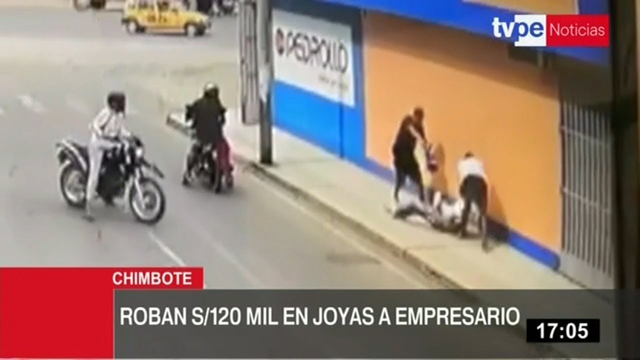 Policía tras los pasos de 4 delincuentes que robaron más de 120 mil soles a empresario joyero