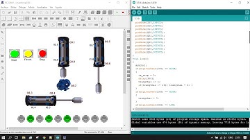 Lập trình PLC trên Arduino và mô phỏng trên PC-SimU V2 bài 3.3.9 - [baochinh.com]