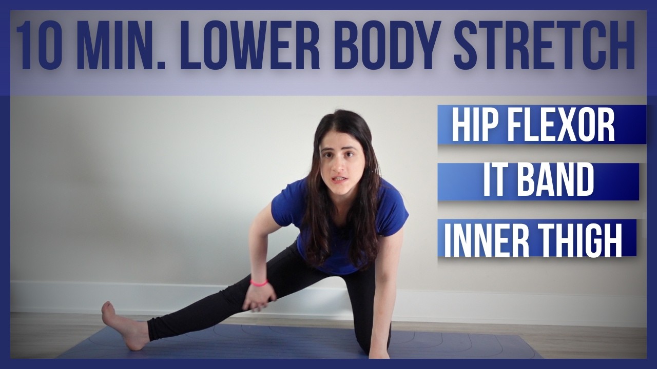 10 Minute Lower Body Mobility | RELEASE TIGHT Hip Flexors, Adductors, and IT Band