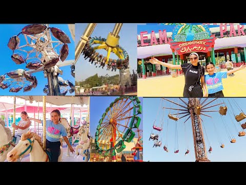 يوم جامد فى دريم بارك واخطر الالعاب وريماس كانت هتطير من السلسلة يوم كامل فى دريم بارك