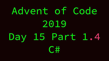 Advent of Code 2019 Day 15 Part 1.4 - Megoldás (C#)