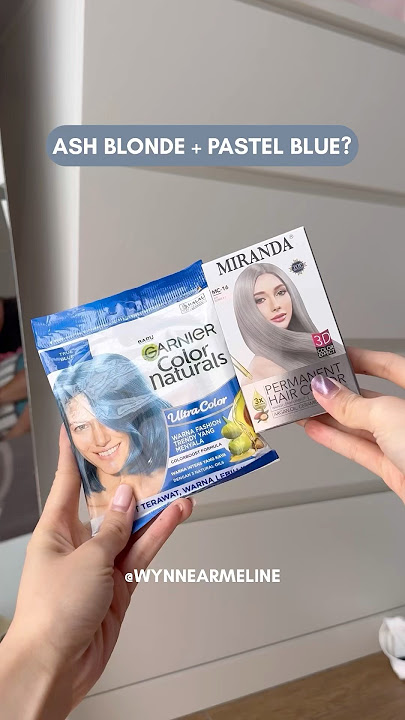 Link di Desc Box & Comment ▶️ Garnier Color Naturals Pastel Blue Miranda Ash Blonde Cat Rambut Indo