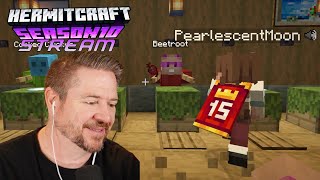 Front of House Shift in Hungry Hermits w/ Pearl! - Hermitcraft Stream @impulseSV2