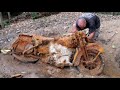 Restoration RUSTY Motorcycle - Half Year in 38 Mins