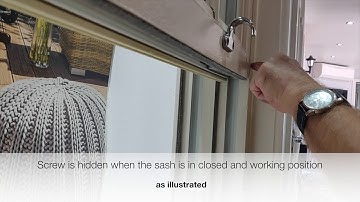 Where are the Fixing Points on PVCu Sliding Sash Windows?