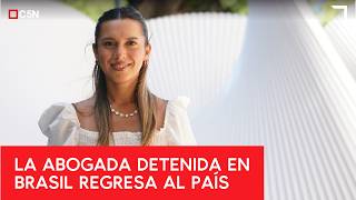 Caso Agostina Báez Le Sacaron La Tobillera Y Regresa A Argentina