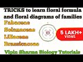 Trick to Learn FLORAL FORMULA and DIAGRAMS of Family Fabaceae, Solanaceae, Liliaceae | NEET UG