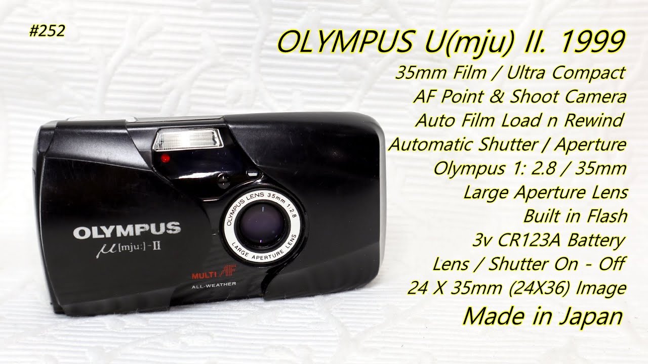 OLYMPUS U(mju:) II. 1999 - YouTube