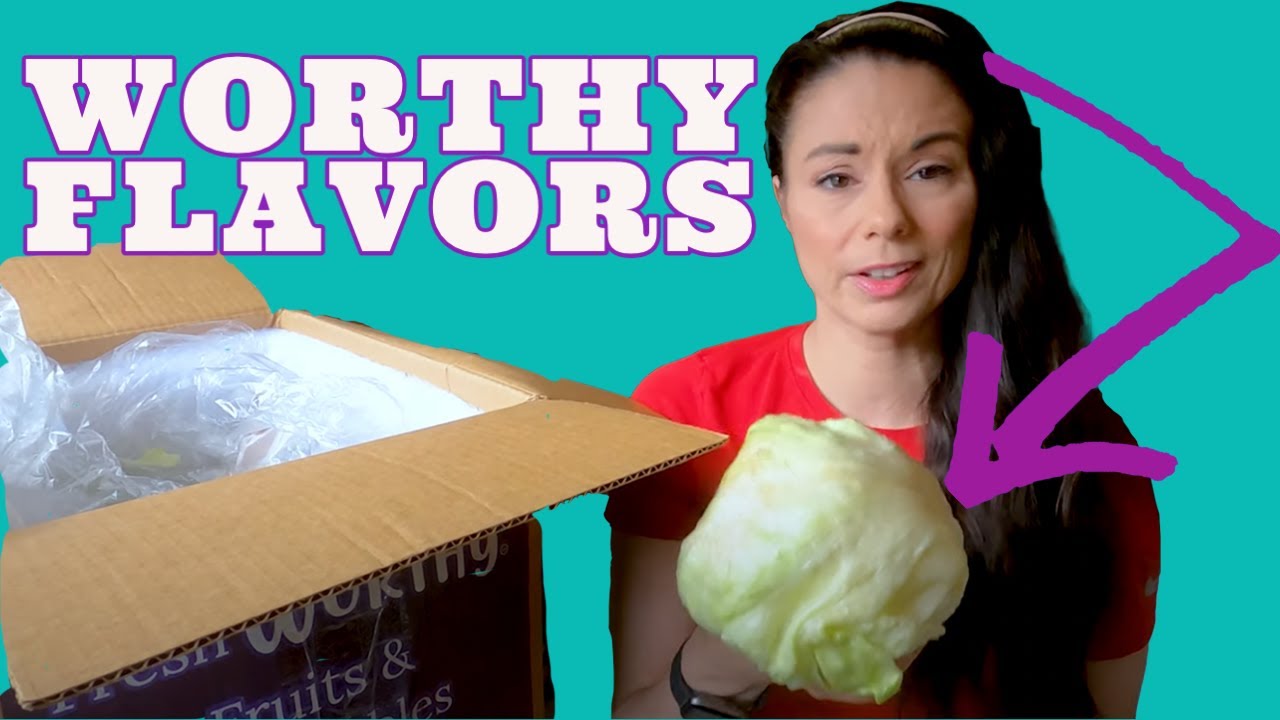 Worthy Flavors: Subscription Organic Produce Unboxing + Coupon (July 2021)