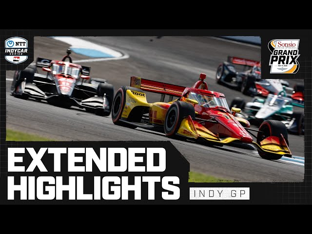 Extended Race Highlights // 2024 Sonsio Grand Prix at Indianapolis Motor Speedway | INDYCAR SERIES class=