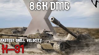 K-91 - Fastest Shell Velocity: WoT Console - World of Tanks Console