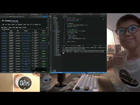 Codeforces | C++ | Rated 800 | HHKB Type-S | real time | no talking | Short 13