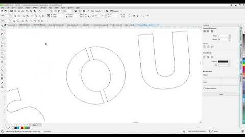 How to bridge text in corel draw for plasma cutting
