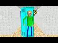Baldi basics THE MATH TEACHER GOT TRAPPED IN A LOCKER &amp; Johnny basics edition, baldi basics mod