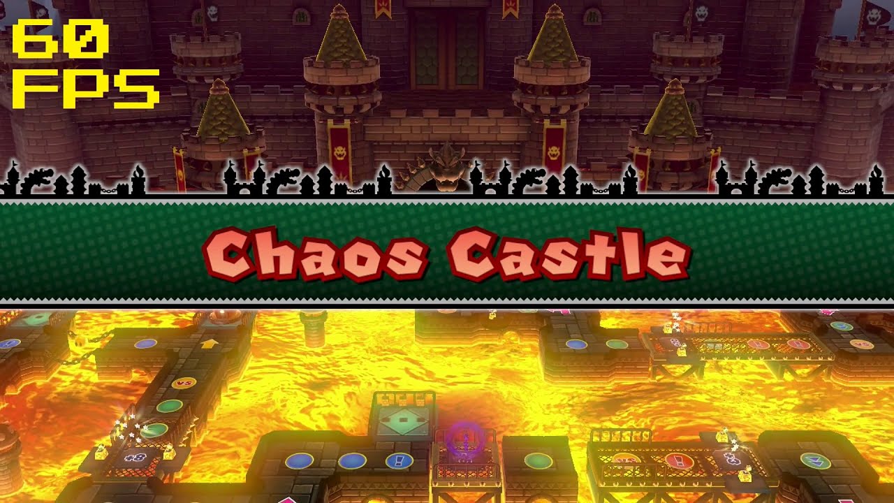 [60 FPS] Chaos Castle (3P) - Mario Party 10