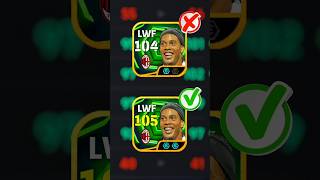 Ronaldinho 105 Secret Training 🔥 #efootball #efootball2026 #shorts #shortvideo #viral#trending