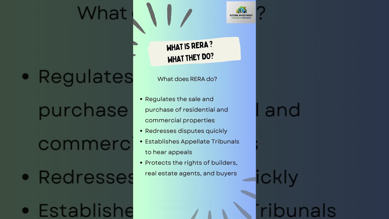 What Is RERA What They Do Full Form Of RERA YouTube What Is RERA What They Do Full Form Of RERA YouTube