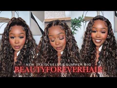 I Tried This Wig AGAIN… And Changed My Opinion? 👀Highlight Water Wave Wig @BeautyForeverHair