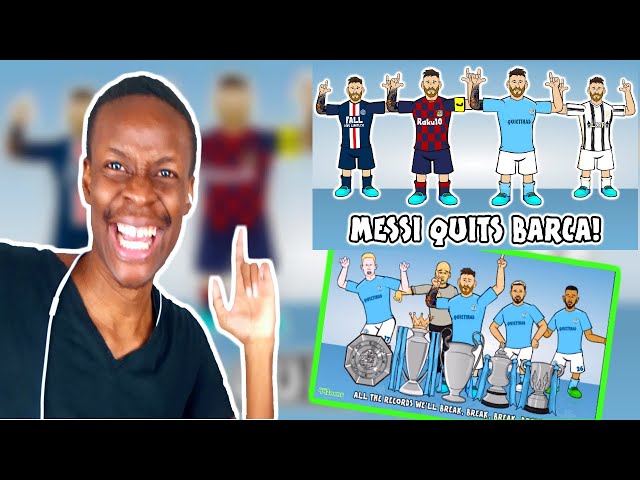 😲MESSI QUITS BARCA!😲 Man City? PSG? Man Utd? Juventus? (Transfer Request Song) Reaction class=