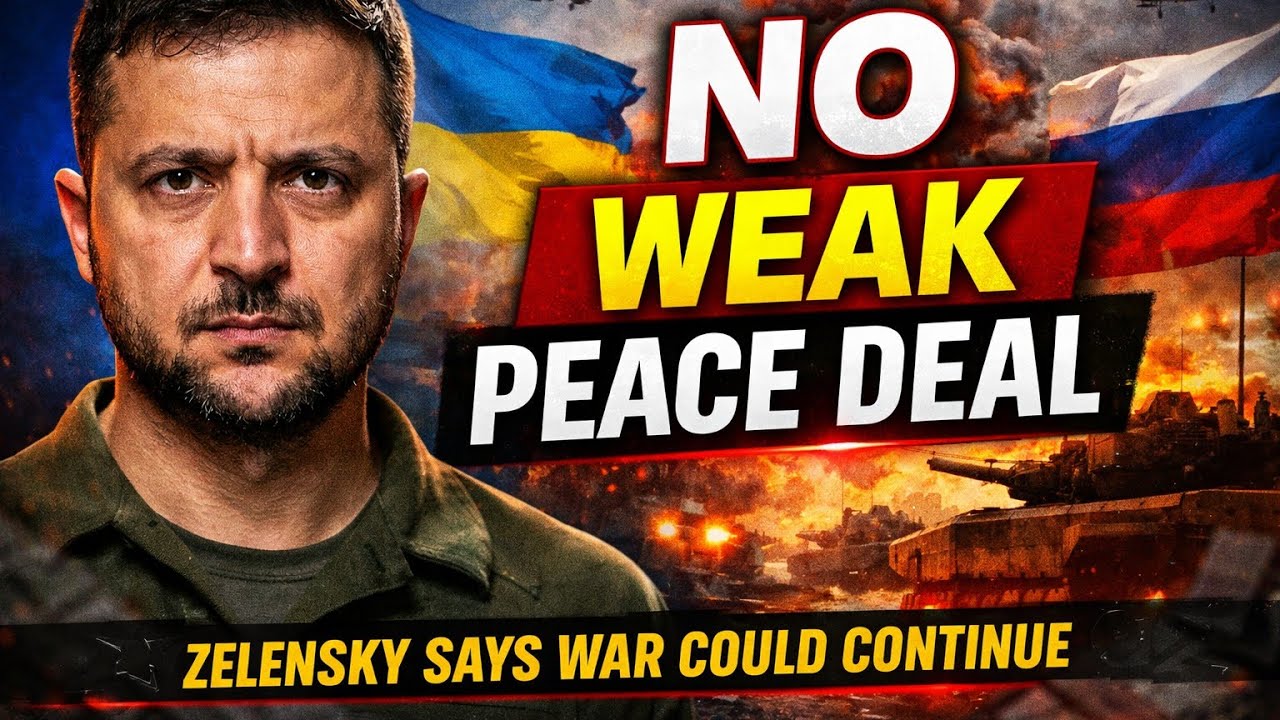 Zelensky Rejects Weak Peace Deal | Ukraine War Update