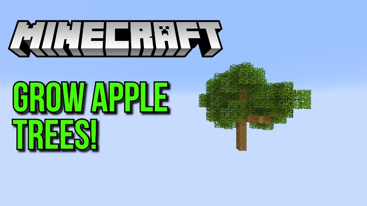 Minecraft How To Grow Apple Trees Perfectly Easy! – Tutorial
