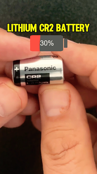What a Lithium CR2 Battery Looks Like 🪫👀 (It's So Little!)