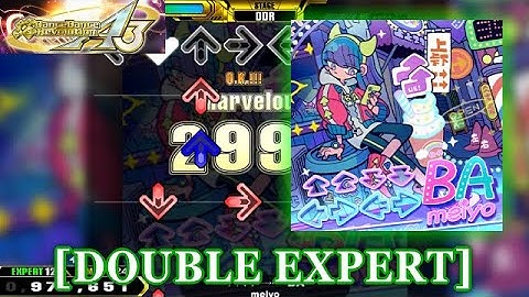 【DDR A3】 ↑↑↓↓←→←→BA [DOUBLE EXPERT] 譜面確認＋クラップ