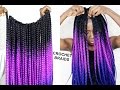 NO CORNROWS CROCHET BRAIDS- ON NATURAL HAIR ONLY 1 HOUR | Beginners Friendly