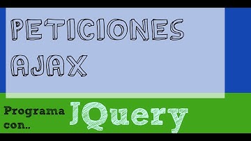 Como hacer peticion AJAX con Jquery - tutorial Javascript