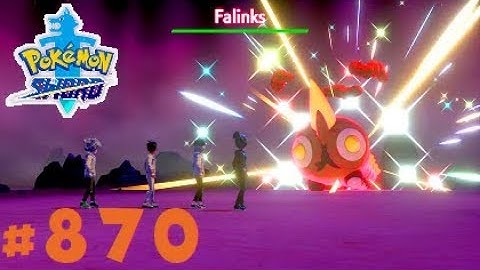 Pokemon Sword Shiny Dynamax Falinks Raid & Catch