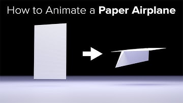 Make/Animate a Paper Airplane with Blender 3D