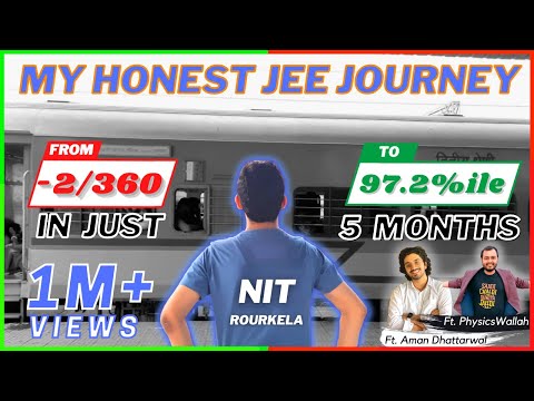 My Honest JEE Story | Cracked JEE in 5 Months | Without Coaching | NIT Rourkela | Trigunaditya Panda