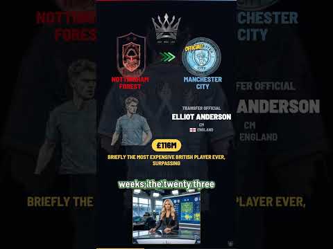 Elliot Anderson to Manchester City — Transfer Official