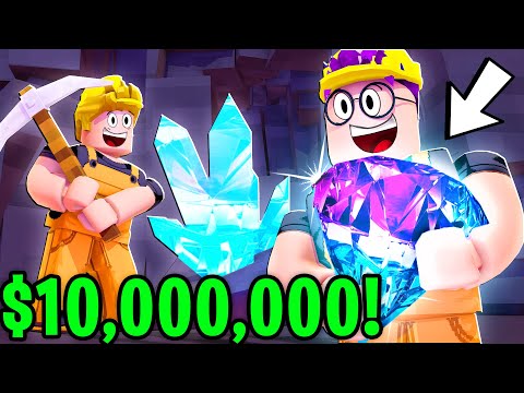 BUYING THE MOST EXPENSIVE PICKAXE! ROBLOX MINING SIMULATOR! 