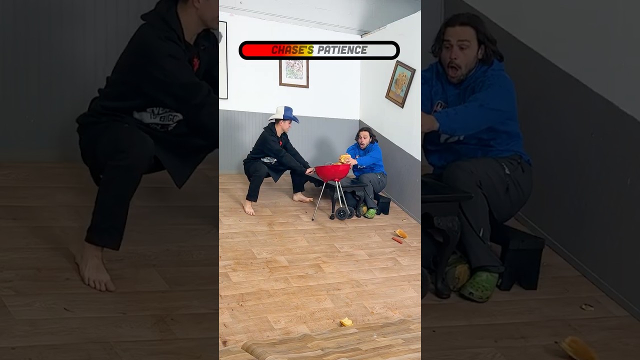 IMPOSSIBLE Tilted Room Challenge! 🌭