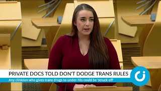 Private docs told don’t dodge trans rules