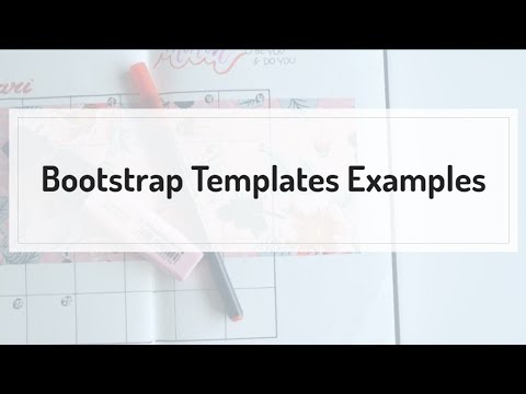 Free bootstrap event template