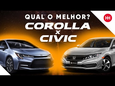 Vídeo: Diferença Entre Honda Civic E Toyota Corolla