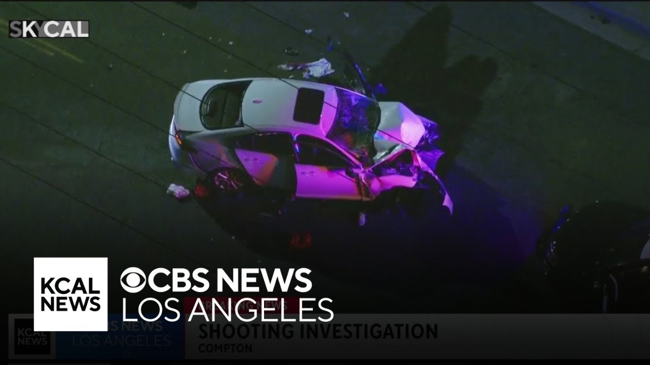 Homicide investigation launched in Compton after deadly shooting - YouTube