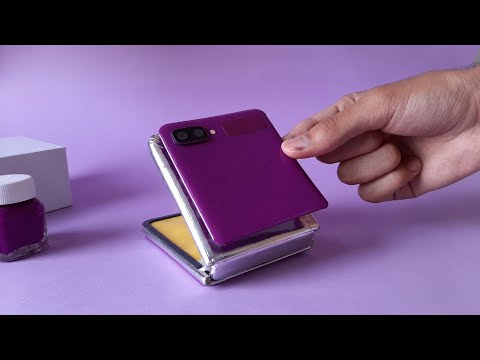 Wie Samsung Galaxy Z Flip aus Pappe machen
