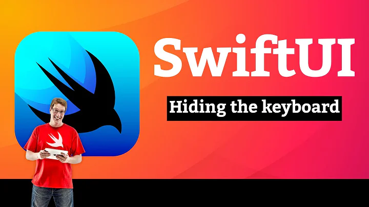 Hiding the keyboard – WeSplit SwiftUI Tutorial  11/11