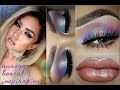 💜💙💛Maquillaje AURORA BOREAL inspiracion / AURORA BOREALIS  makeup tutorial | auroramakeup
