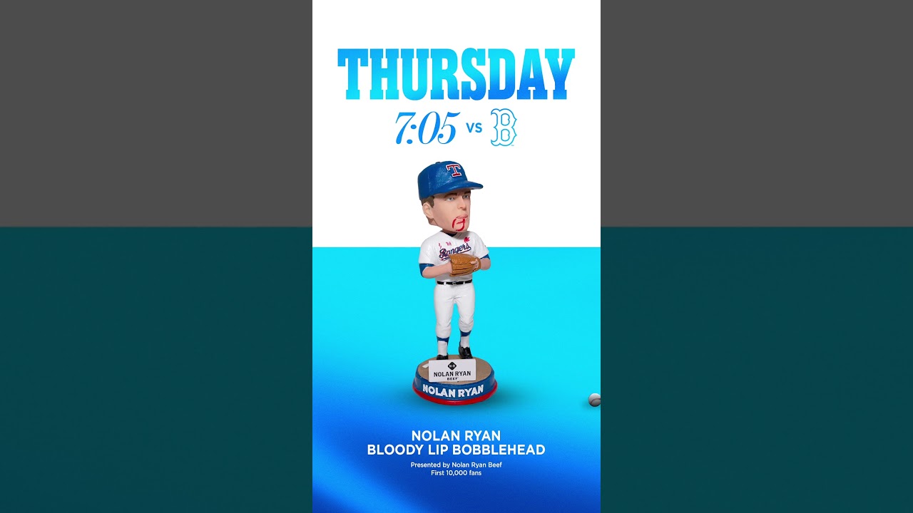 Look out! ... for this Nolan Ryan Bloody Lip Bobblehead