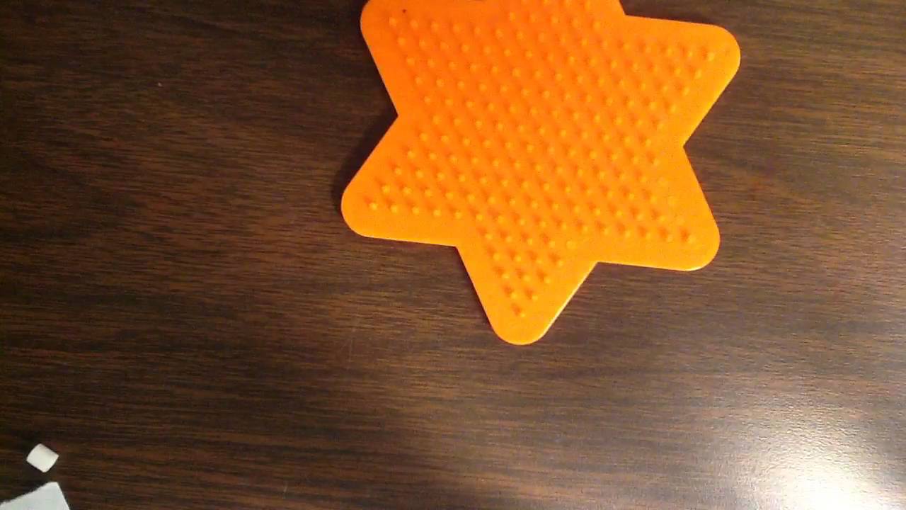 Candy corn Perler beads - YouTube