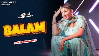 Balam | Sapna Choudhary Dance Performance | New Haryanvi Songs Haryanavi 2023