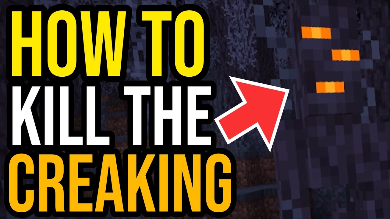How To KILL CREAKING In Minecraft YouTube How To KILL CREAKING In Minecraft YouTube