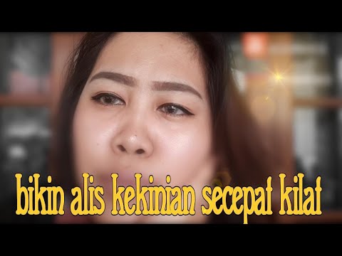  Cara  buat  alis kekinian super kilat dan mudah ala  