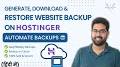 Video for https://www.hostinger.com/tutorials/downloading-website-backup